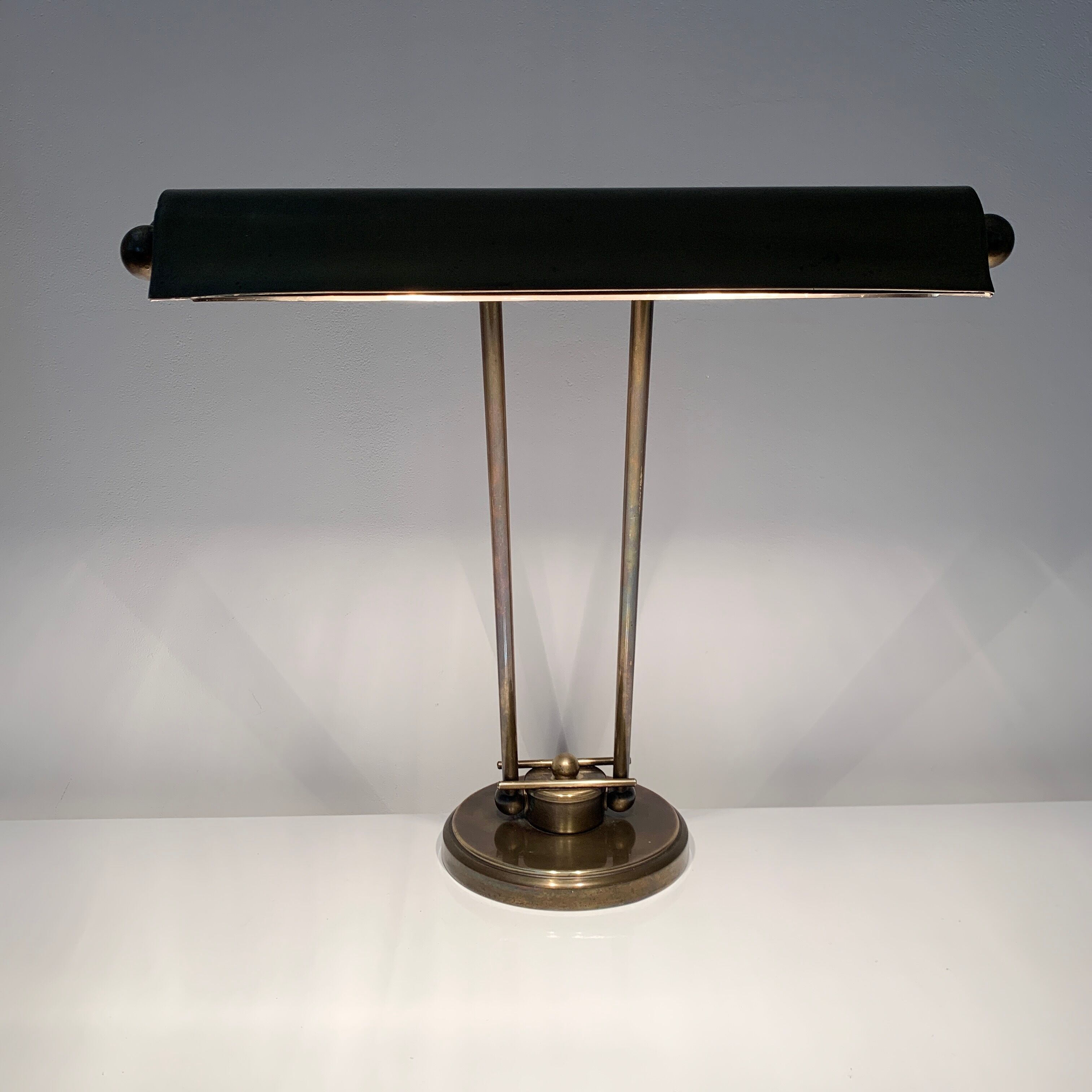 Brass desk lamp Art Deco