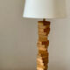 Pied de lampe en bois