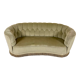 Danish 3 seater banana shaped sofa 1940s
