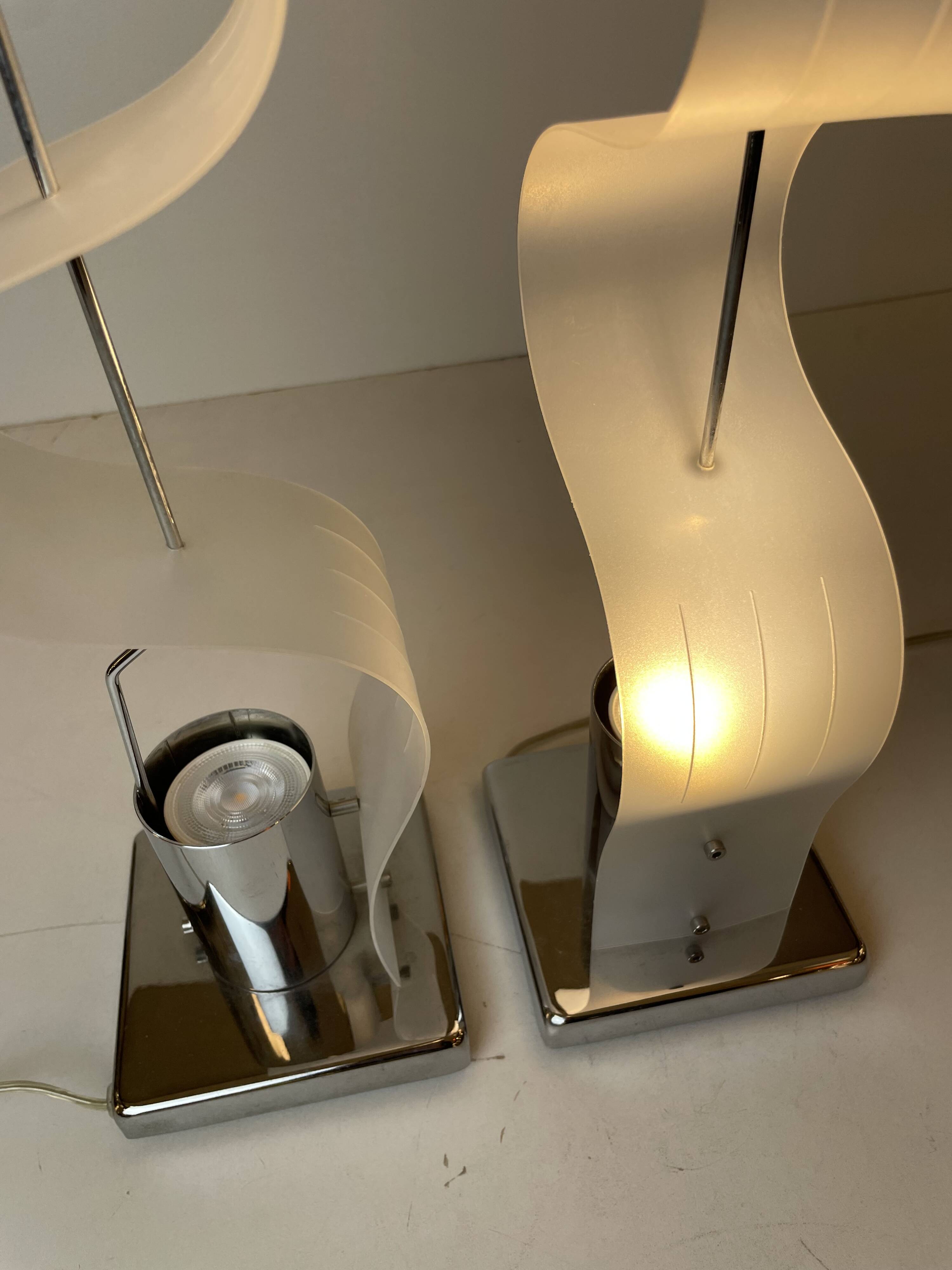 Pair of Late Modernist Table Lamps, 1990s~2000s