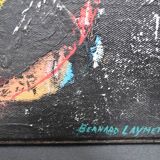 Bernard Laymet (20th century) "Untitled" acrylic on canvas signed