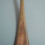 Old silver metal ladle Christofle art table vintage silver metal lad