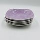 Set of 6 Boch La Louvière deep plates Model Seduction 1962 – Vintage