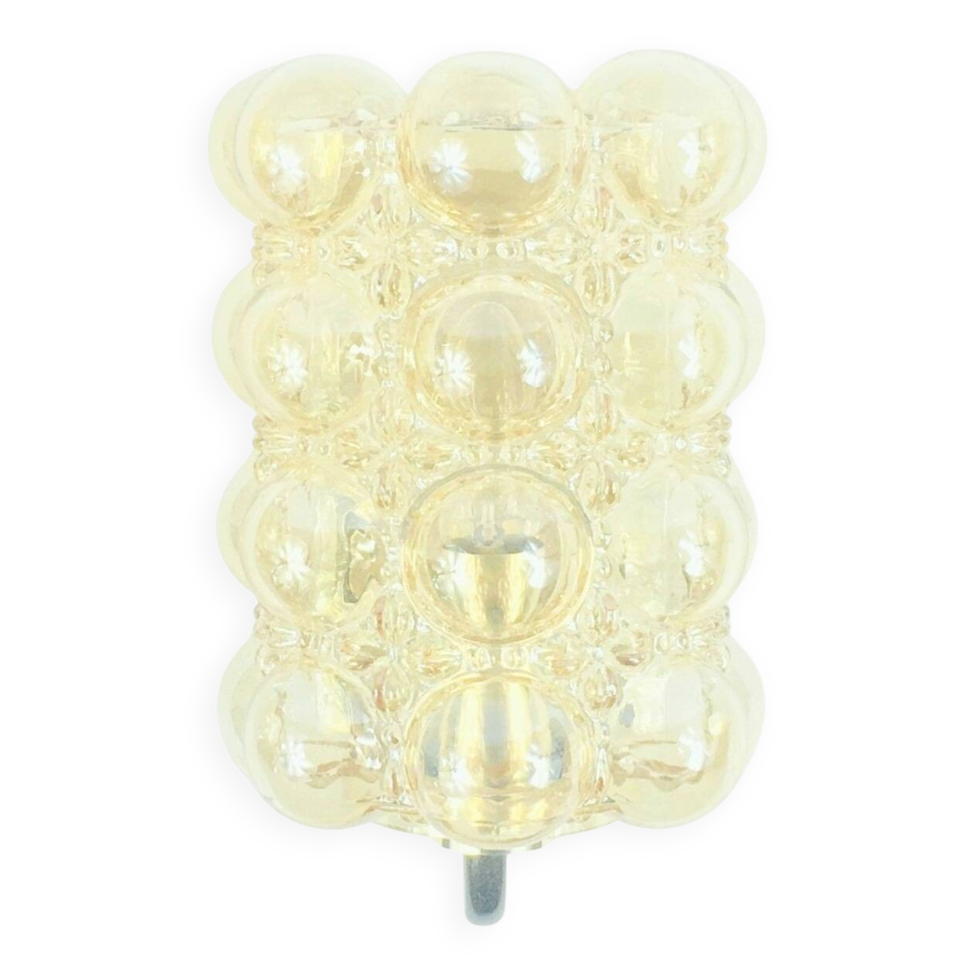 Mid-Century Bubble Glass Wall Light by Helena Tynell for Limburg, 1960s