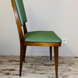Suite of 5 vintage chair 50s