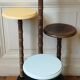 Tripod plant holder 4 levels in solid wood, bamboo style & painted