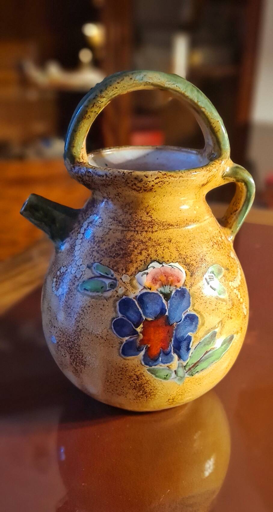 Ceramic jug signed Francis (Vallauris)