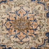 5x9 Navy Blue & Peach Oriental Persian Rug, 168x284Cm