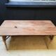 Folding table in wood brewery-guinguette, 6/8 cutlery