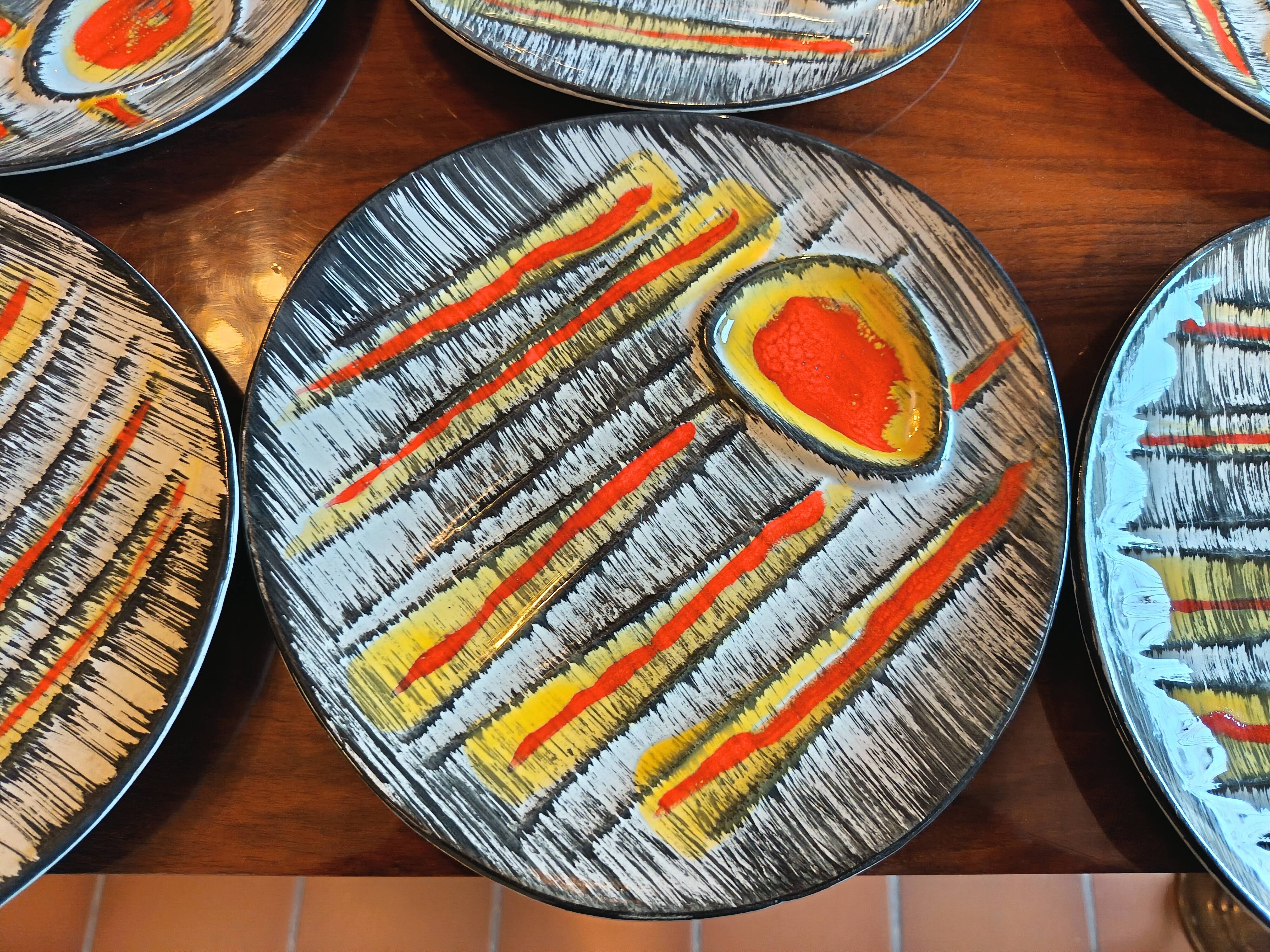 Pornic plates - 1950s-60s