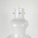 Suspension in white opaline Italy 1960