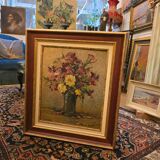 Oil on panel Bouquet