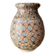 Small Vallauris vase in mosaic clay signed Gerbino