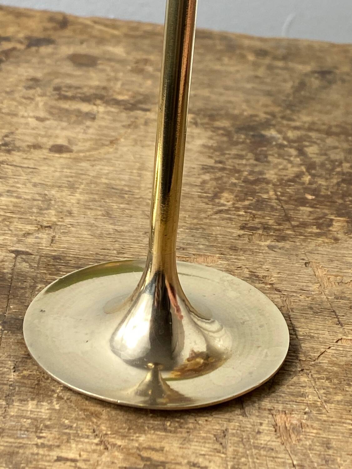 Vintage brass candle holders