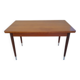 Scandinavian vintage extendable teak table 1950