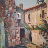 Tableau village provençale
