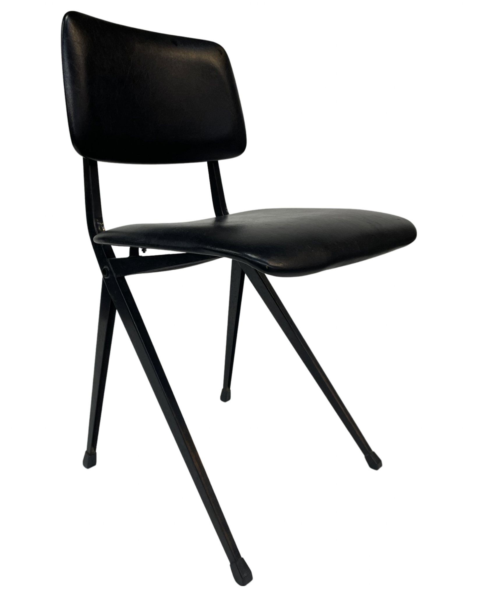 Mid Century Spin Chair 102 Ynske Kooistra for Marko Holland in Black