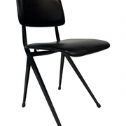 Mid Century Spin Chair 102 Ynske Kooistra for Marko Holland in Black
