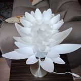 Lampe de salon fleur de lotus années 80