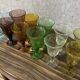 Biot: magnificent series of 12 bubble glasses in 6 different colors