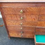 Meuble de metier chene debut XXe