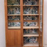 Armoire vitrée d’école primaire 1950