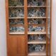 Glass cabinet from a primary school, 1950.