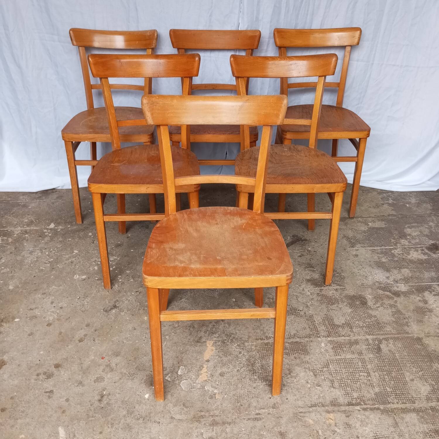Antique bistro chairs