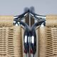 Gabriele Mucchi S5 Italian Modernity Dining Chairs with Chrome Tubular Frames and Rope Seats