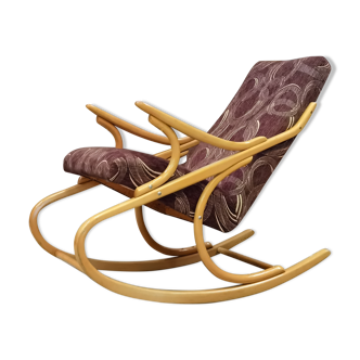 Rocking chair Ton by Antonin Suman 1960