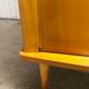Scandinavian wardrobe 1960 honey color 4 doors L 205 cm