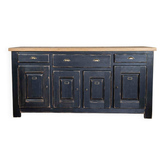 Enfilade style meuble de métier relooké