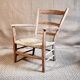 Antique country mulched armchair
