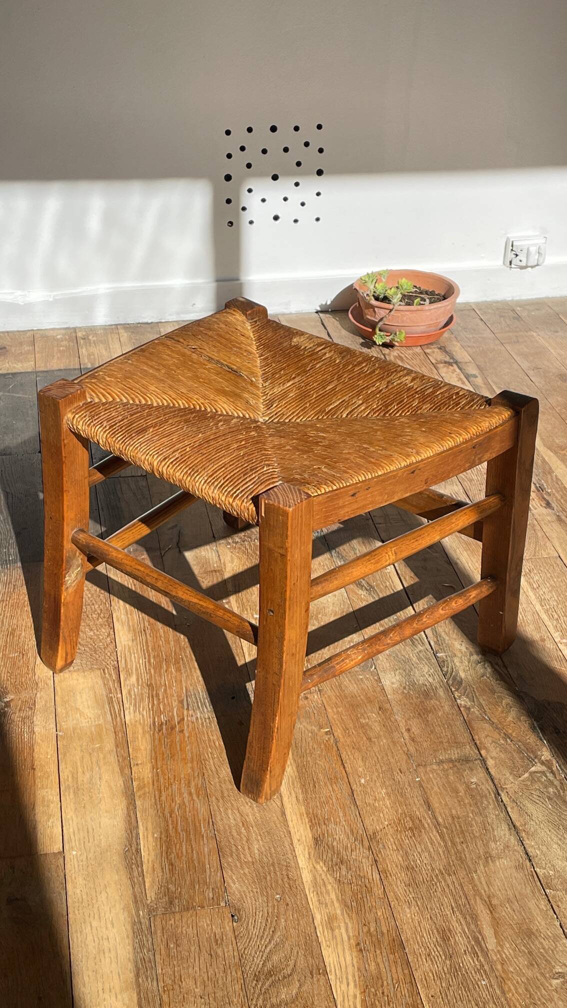 TABOURET Ancien Esprit CAMPAGNE