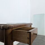 Mahogany refreshment cabinet from the early 19th century.