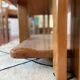 Vintage solid elm table