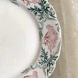 Keller and Guerin Luneville iron earth dessert plates, Rolan model