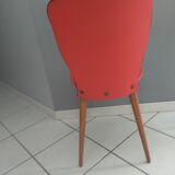 Suite of 4 chairs by Bistrot Baumann 800 by Swiss designer Max Bill 1950s