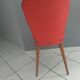 Suite of 4 chairs by Bistrot Baumann 800 by Swiss designer Max Bill 1950s