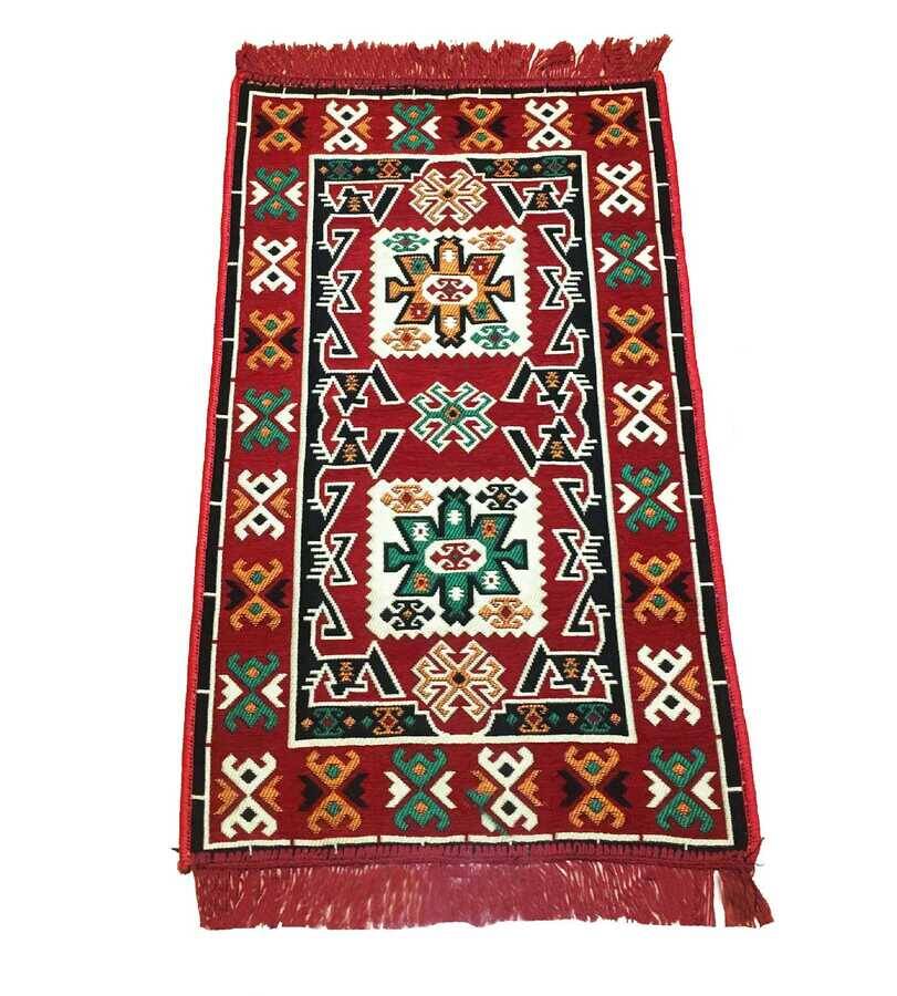 Oriental Anatolian Rug, Red Anatolian Rug 70x190cm
