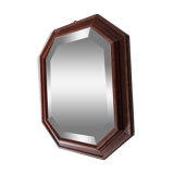 Vintage octagonal beveled mirror 50*40 cm