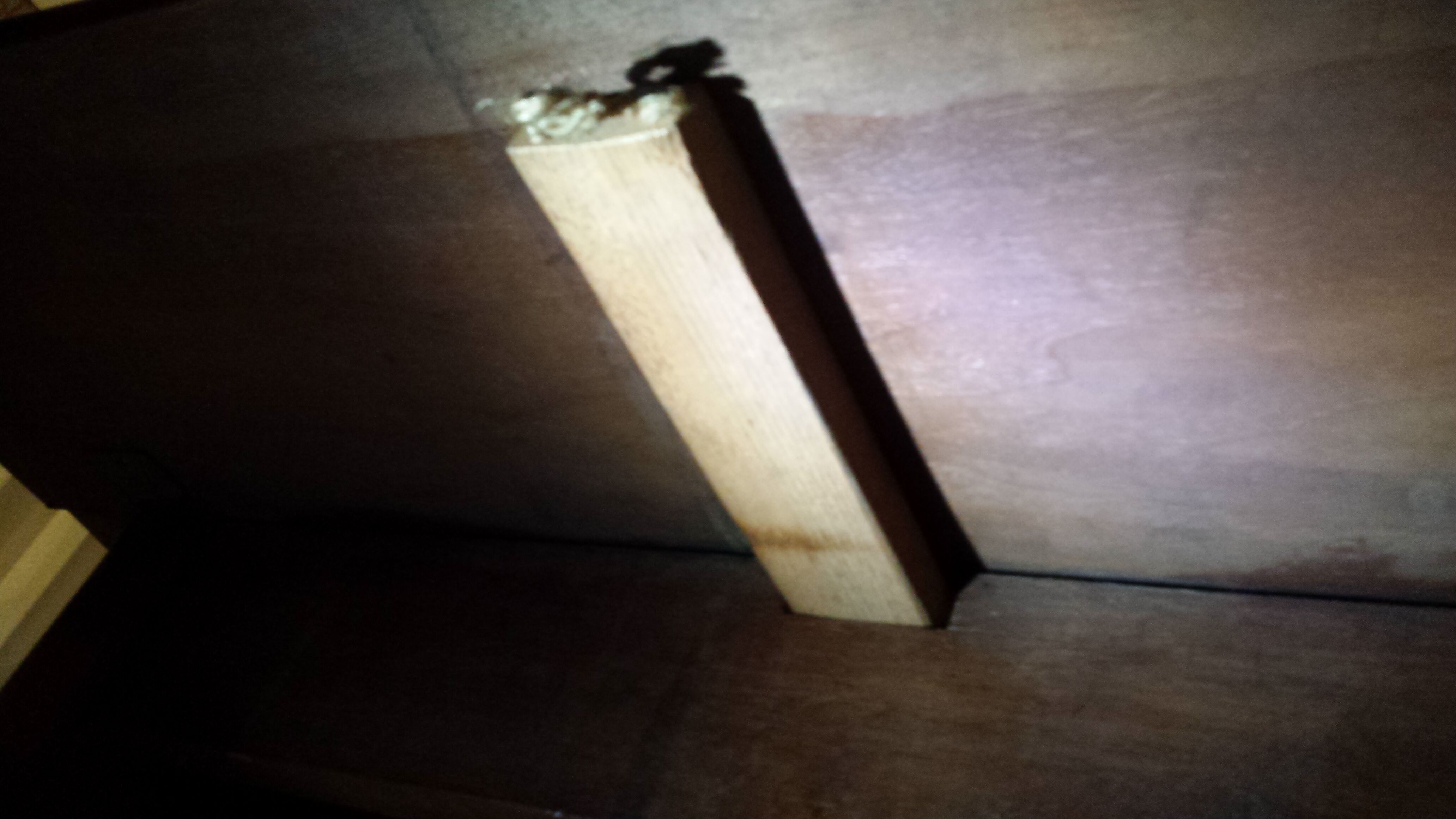 Wooden table with extensions