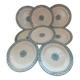 10 old flat plates Terre de fer