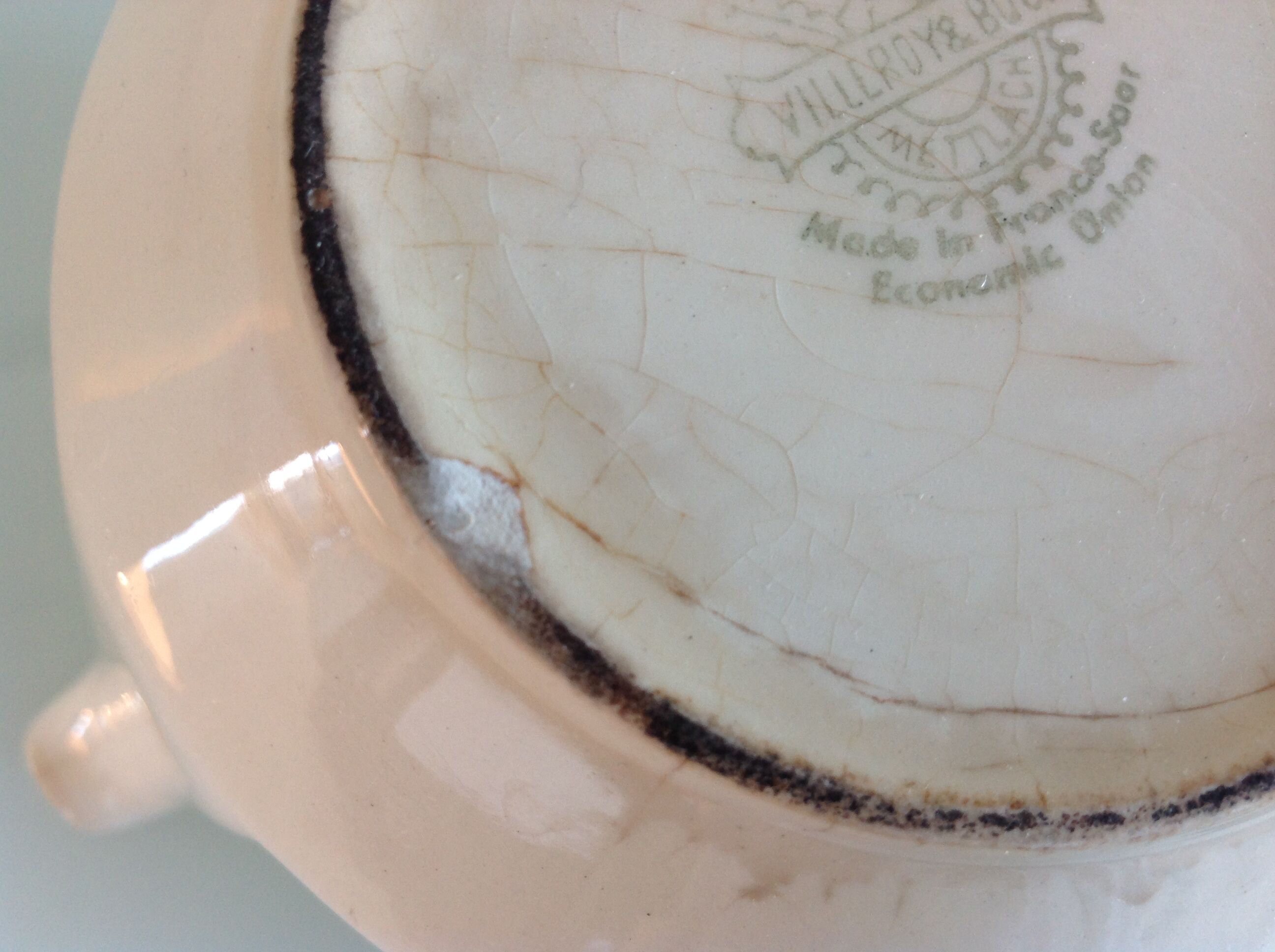 White theiere by Villeroy and Boch vintage 50/60s