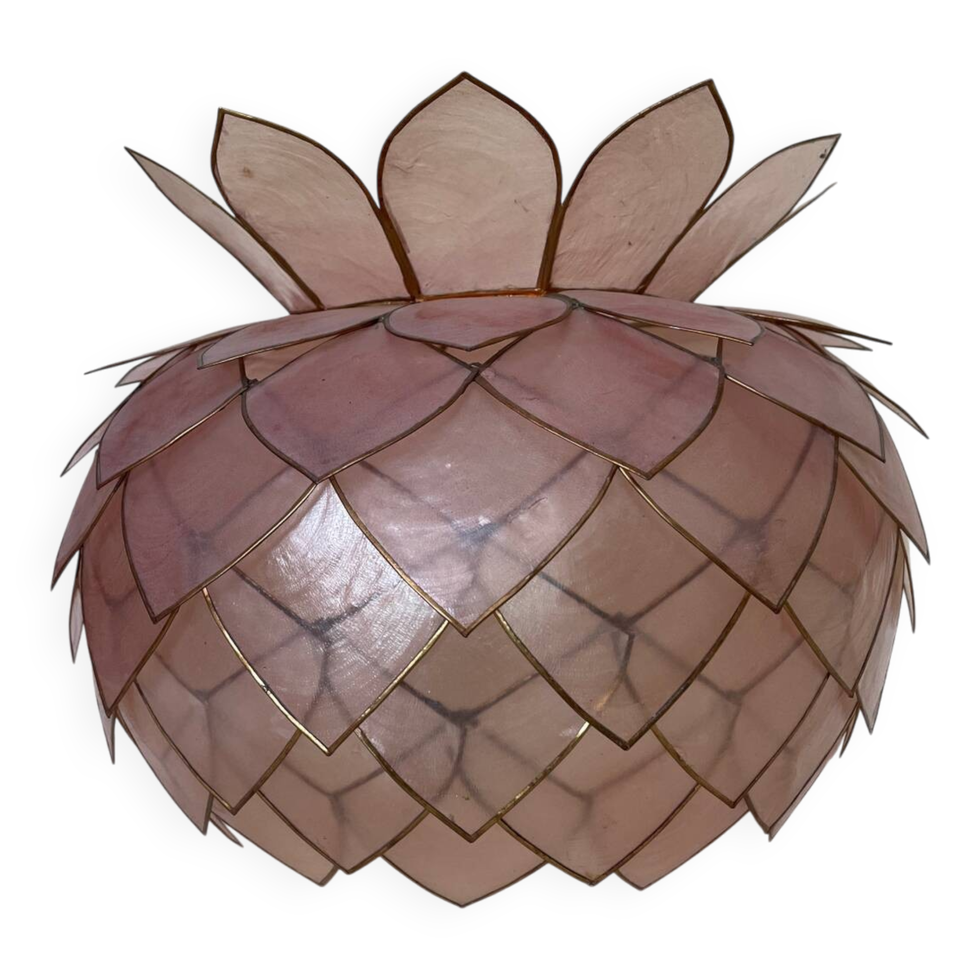 Abas-jour en nacre vintage