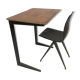 Vintage school Friso Kramer with Chair flesh compass work table
