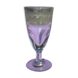 Ancien verre à absinthe gravé