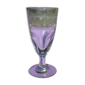 Antique engraved absinthe glass