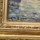 Oil on marine panel by rj bizet (1922-2015)