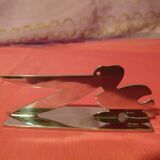 Set of 11 Art Deco knife holders signed Yorel in Piery case